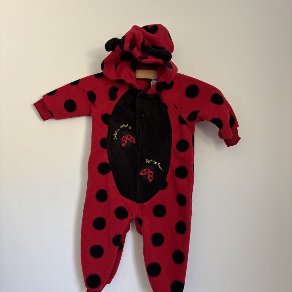 Simply Basic Halloween Ladybug Costume [Small / 3-6 Months] NWT